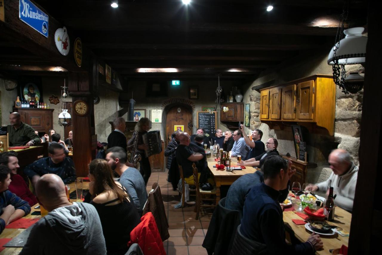 Le Gambrinus Restaurant Et Chambres D Hotes Beblenheim Exteriör bild